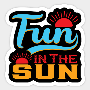 Fun in the Sun Sticker